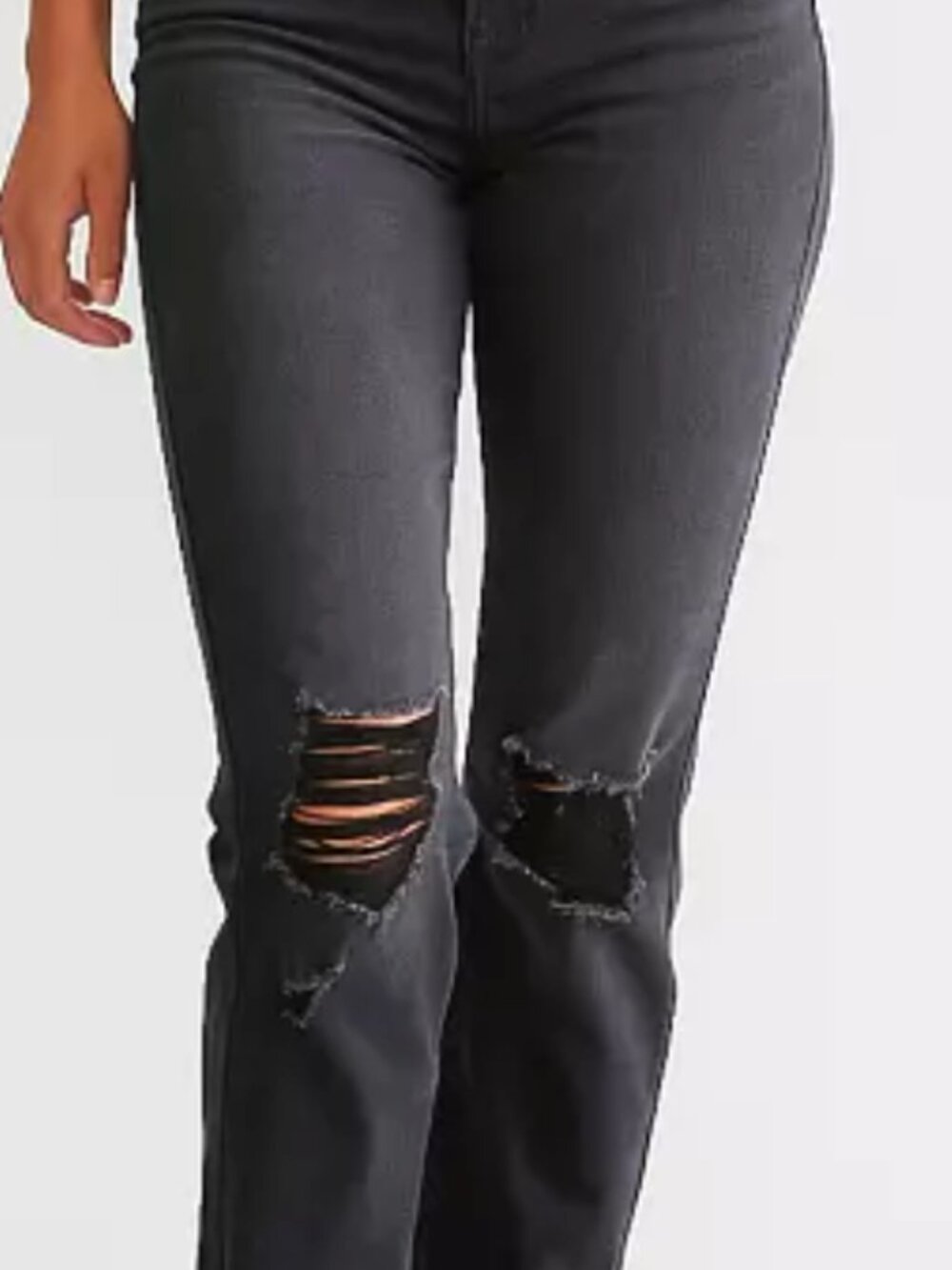 Hidden Jeans : Tracey Cropped Straight Stretch Jean